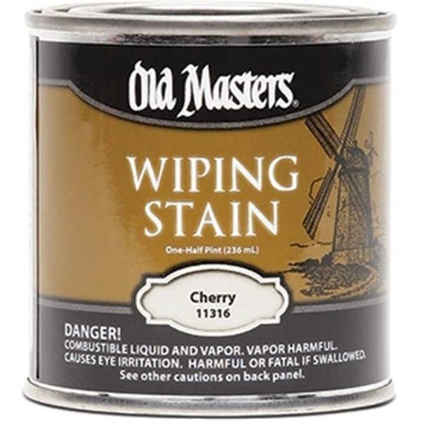 Old Masters Old Masters 11316 0.5 Pint. Cherry Wiping Stain; 240 Voc 86348113169